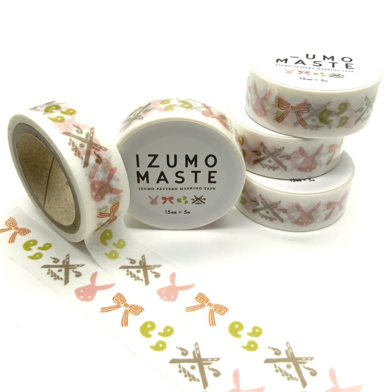 楽天市場】マスキングテープ ご縁うさぎ | マステ maskingtape 15mm×7m