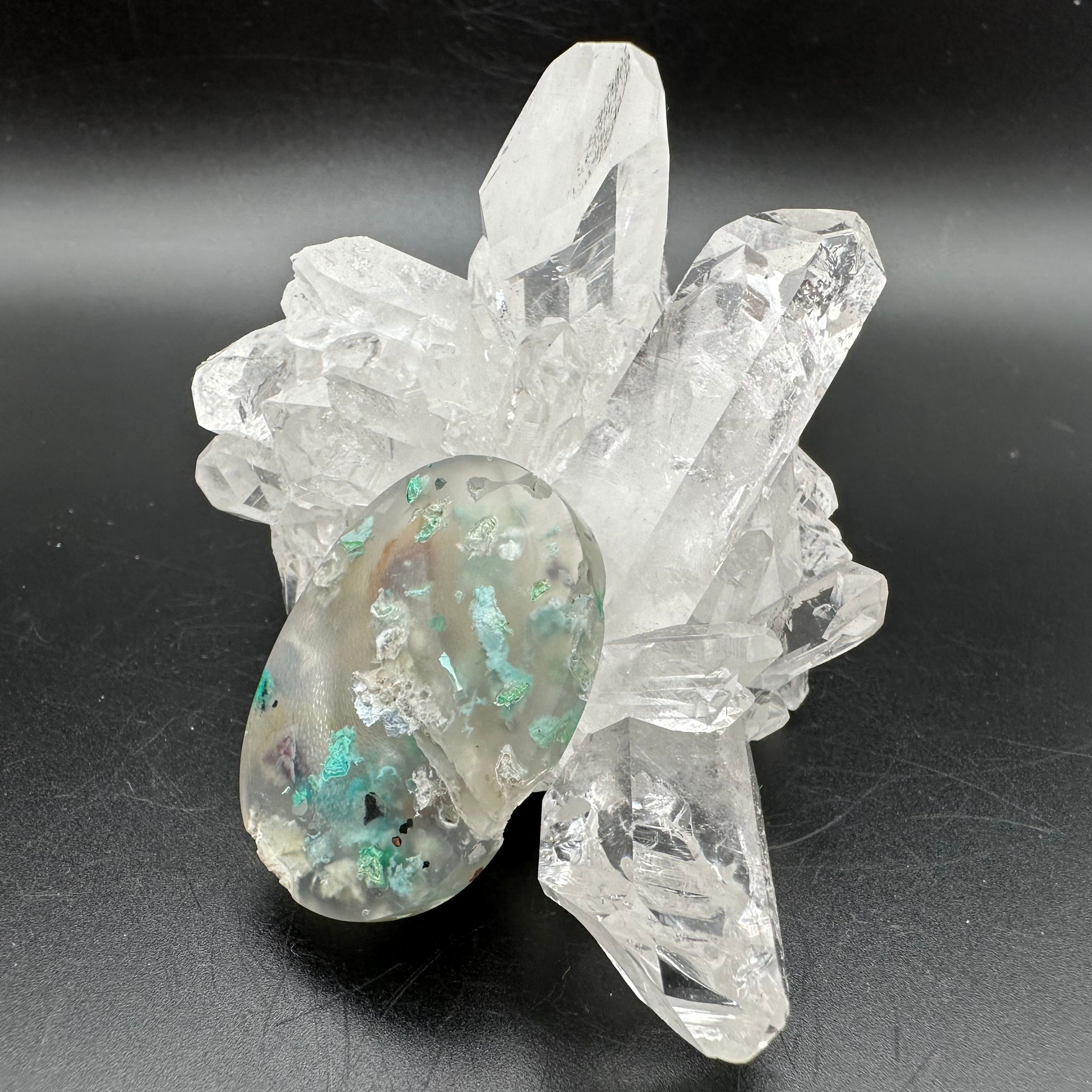 G*G様 『2022年発見』 クリソコラインカルセドニー 原石 鉱物標本