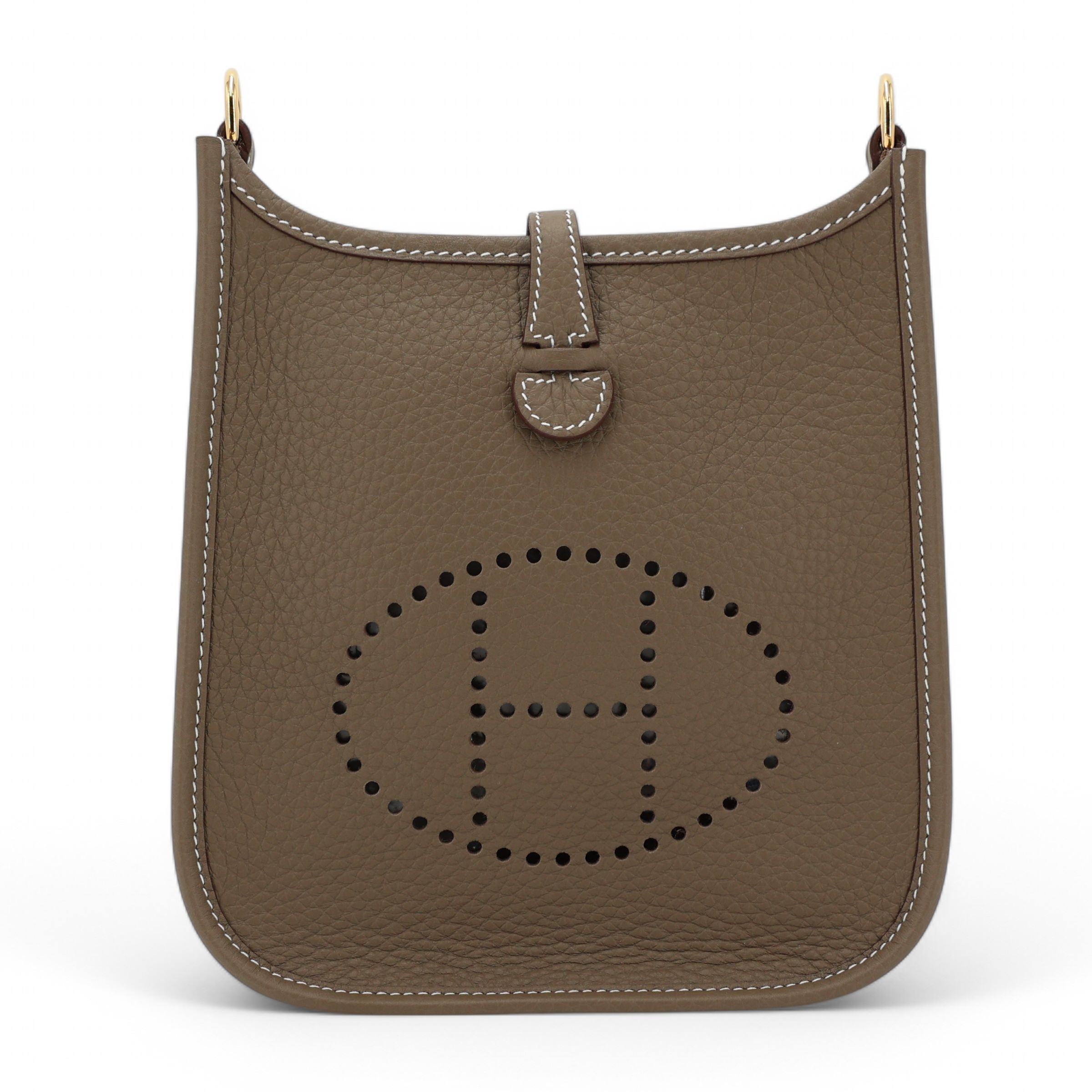 ランク SA HERMÈS エルメス エブリン TPM ゴールド (37) トリヨン