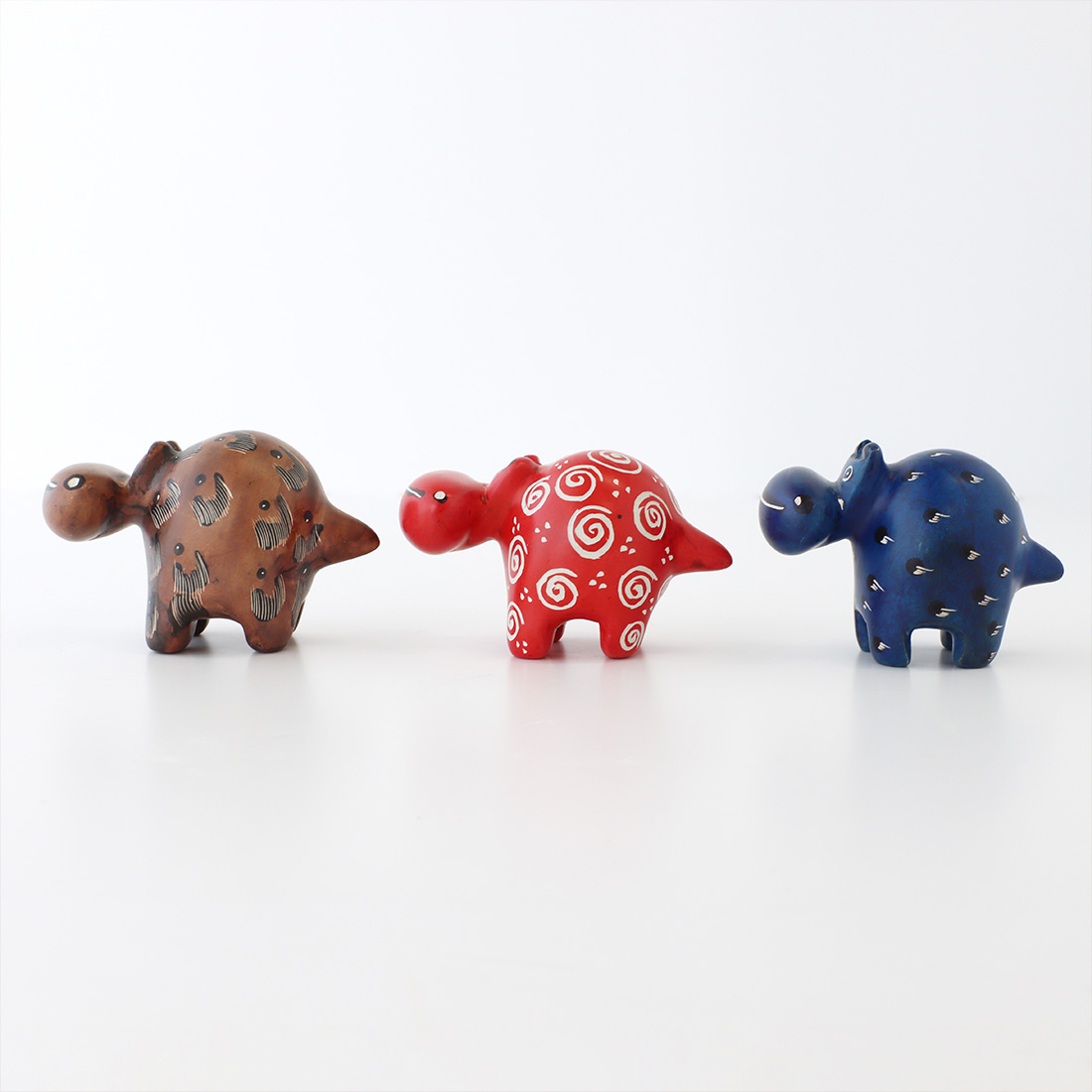 ソープストーン ヒョウ 置物 石 アフリカ 【公式通販】