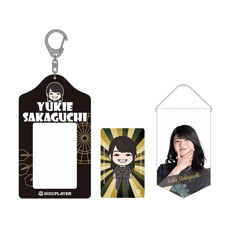 DARTSLIVE PLAYER SET 坂口優希恵 ダーツ雑貨【ダーツライブ】ダーツライブ プレイヤーグッズ第三弾 坂口