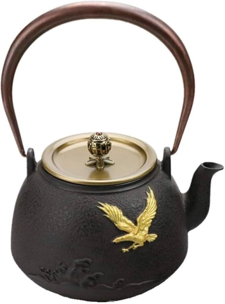 Amazon｜鉄瓶 急須 南部鉄器 日本製 47.3オンス/1.4Lティーポット無