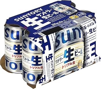 Amazon.co.jp: サントリー 生ビール 350ml×6缶パック : 食品・飲料・お酒