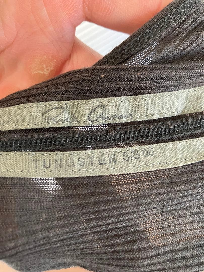 リックオウエンスTUNGSTEN 2006SS タンクトップ - トップス