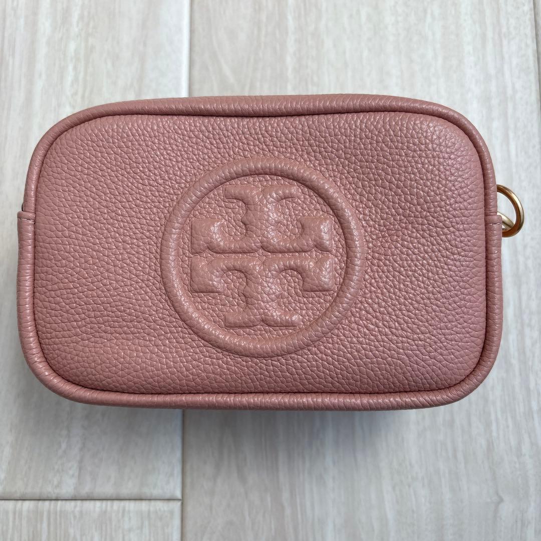 美品 トリーバーチ ペリーボンベ ショルダーバッグ ピンク